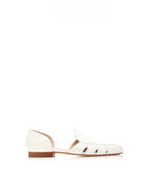 GABRIELA HEARST Rory Flat Shoe in Cream Leather