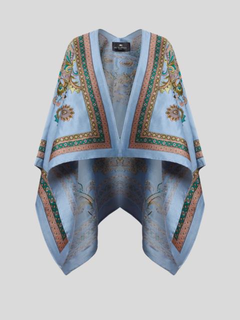 Etro FIL COUPÉ JACQUARD CAPE