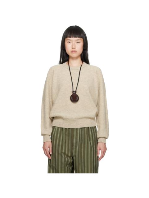 Lemaire Off-White Tilted Sweater