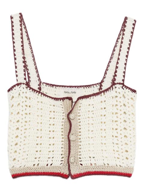 forte_forte crochet button top