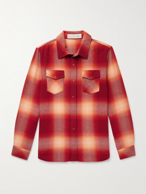 God’s True Cashmere Checked Cashmere Shirt