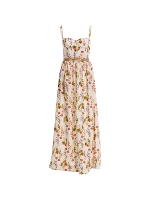 Agua by Agua Bendita Marcia aura floral-print maxi dress