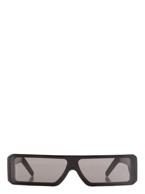 Rick Owens Gethshades Rectangle-Frame Acetate Sunglasses