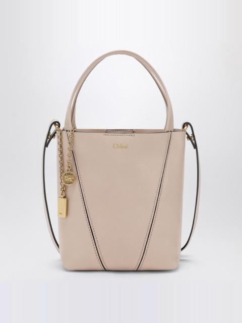 Chloé Chloé Small Chloé Spin Tote Bag In Cement