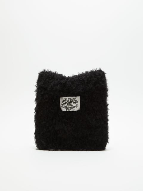 Acne Studios Fluffy square beanie - Black