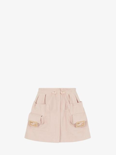 FENDI Pink drill skirt