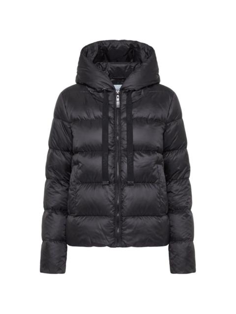Max Mara hooded quilted jacket