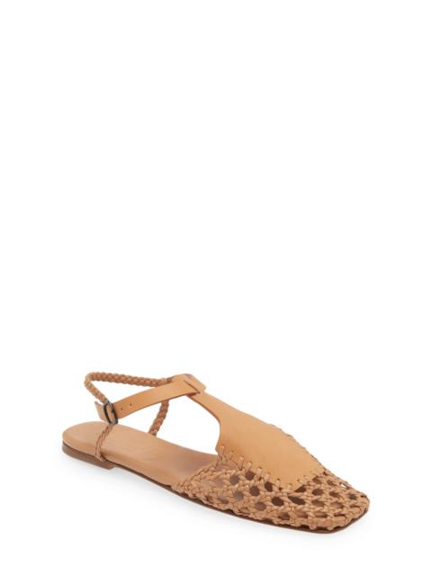 Reixa Woven T-Strap Sandal