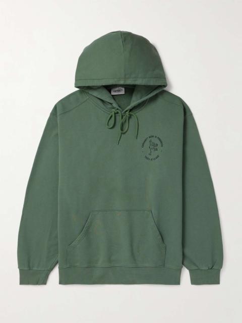 Logo-Print Cotton-Jersey Hoodie