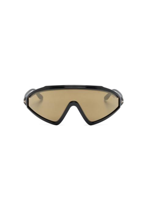 Lorna shield-frame sunglasses
