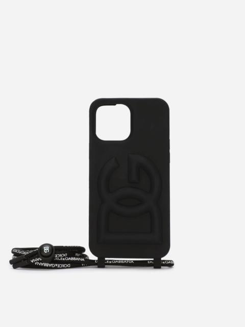 Dolce & Gabbana Rubber iPhone 13 Pro Max cover with embossed logo