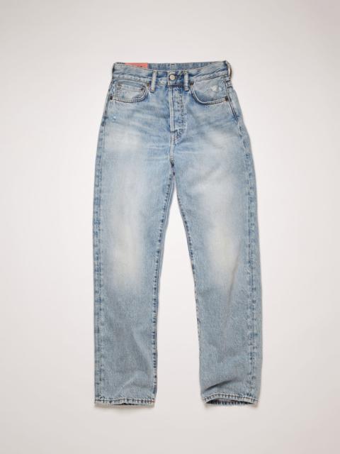 Acne Studios Cropped straight fit jeans light blue