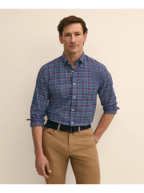 Brooks Brothers Performance Series Oxford Button Down Collar, Sport Shirt