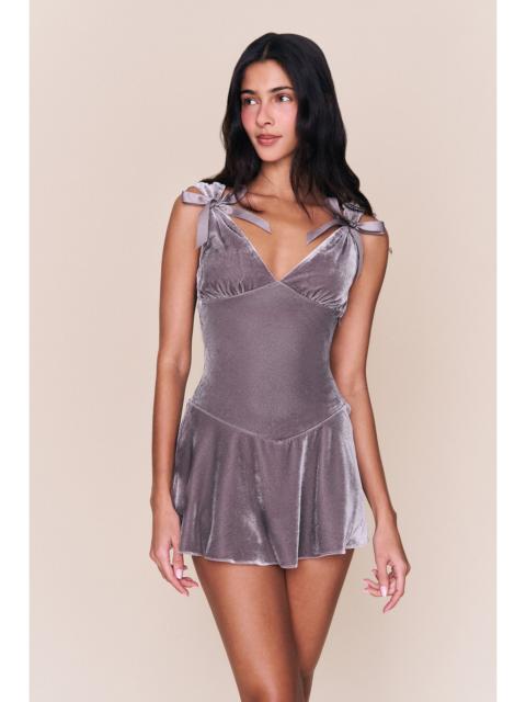 ARIA VELVET MINI DRESS