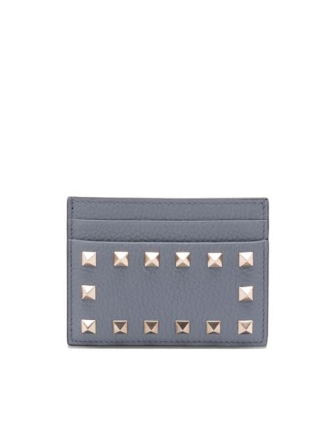 Valentino Rockstud leather card holder