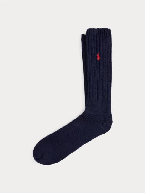 Polo Ralph Lauren Ribbed Wool-Blend Boot Socks