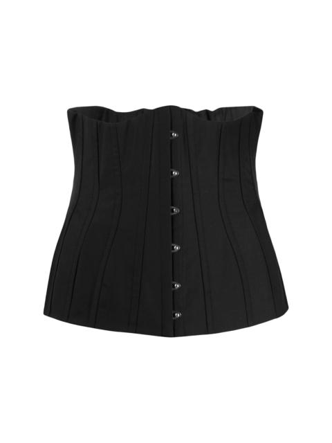 panelled fitted corset