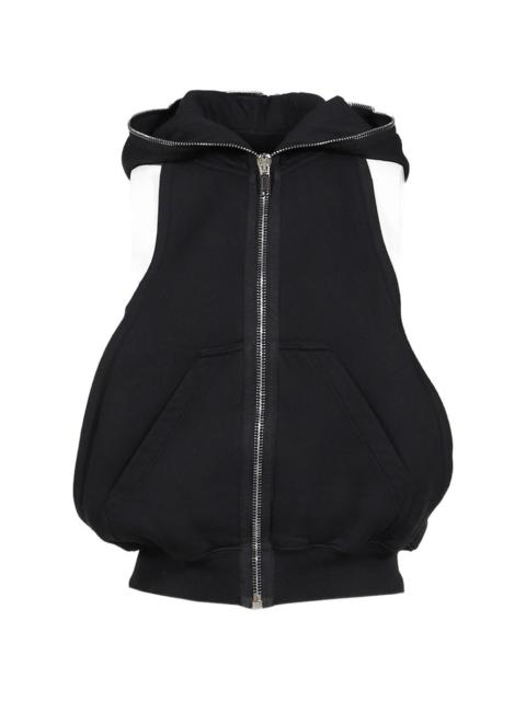 Rick Owens DRKSHDW Cyclops Gimp hooded gilet