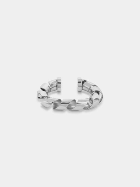 rabanne SILVER XL LINK TWIST CUFF