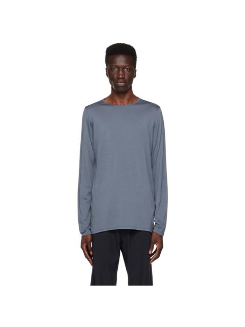 Veilance Navy Frame Long Sleeve T-Shirt