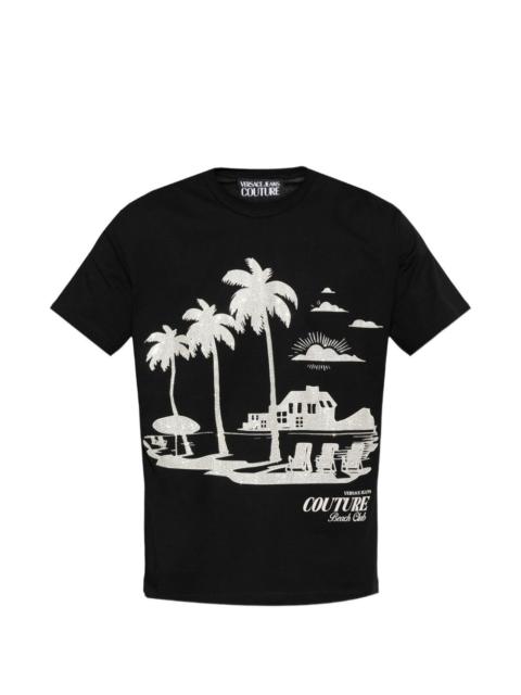 VERSACE JEANS COUTURE embellished T-shirt