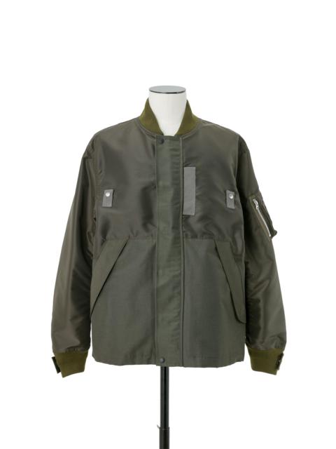 ブルゾン Sacai Grosgrain x Nylon Twill Blouson Sacai Grosgrain x Nylon Twill Jacket | Santa Fe Dry Goods