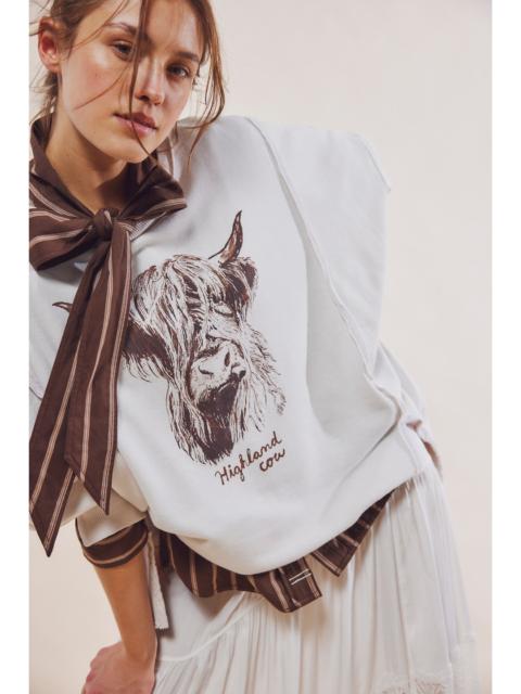 FREE PEOPLE We The Free Graphic Camden Pullover