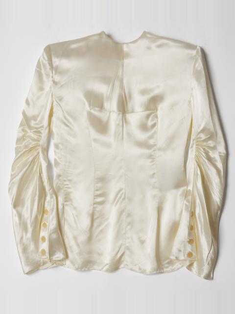 CELINE CRUSHED VISCOSE SATIN BACKTOFRONT TOP