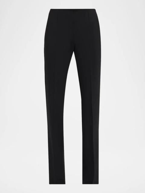 Max Mara Morata Stretch Wool Straight-Leg Pants