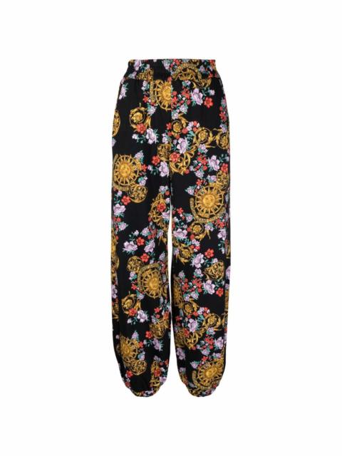 VERSACE JEANS COUTURE Sun Flower Garland trousers