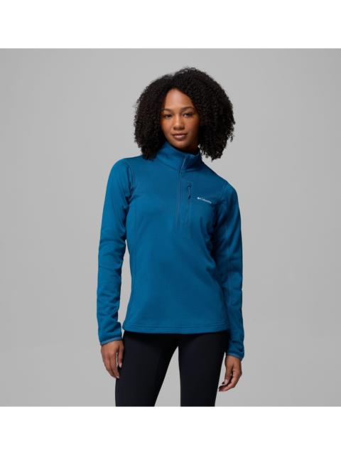 Columbia Women's Essential Hike Grid Fleece Half Zip Jacket