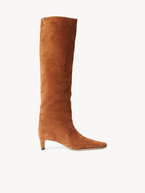 STAUD WALLY BOOT TAN SUEDE