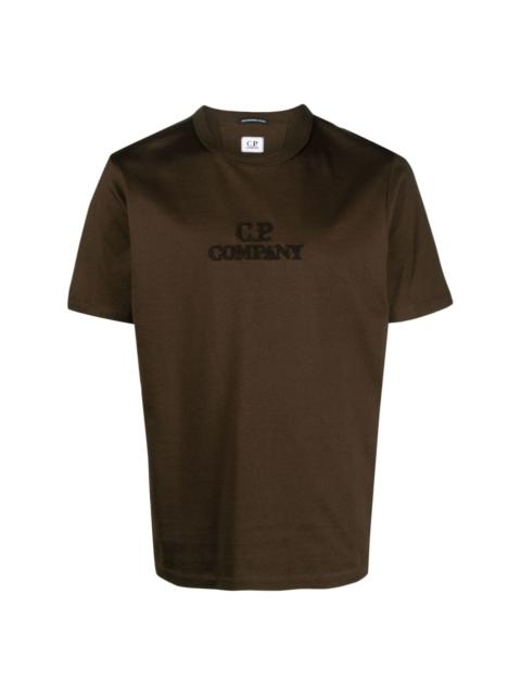 logo-embroidered cotton T-shirt