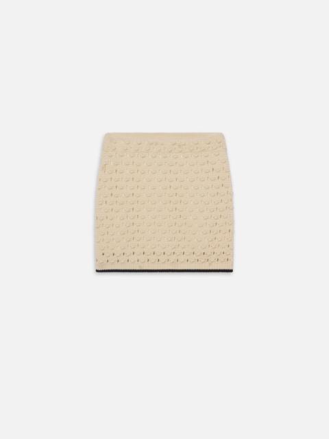 FRAME The Bauble Skirt in Cream