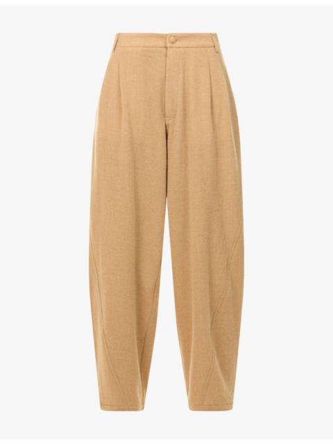 DARKPARK Phebe Wide-Leg Cashmere Wool Trousers