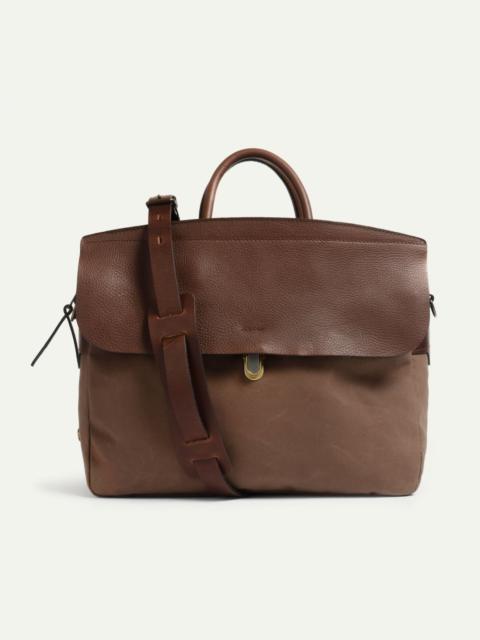 Bleu de Chauffe ZEPPO BUSINESS BAG  -  HAZELNUT