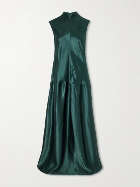 FFORME Nyx Sleeveless Pleated Crepe Maxi Dress