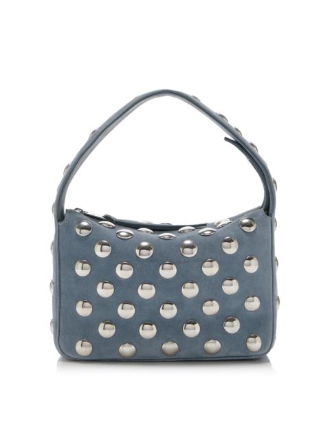 KHAITE Elena Small Suede Handbag blue