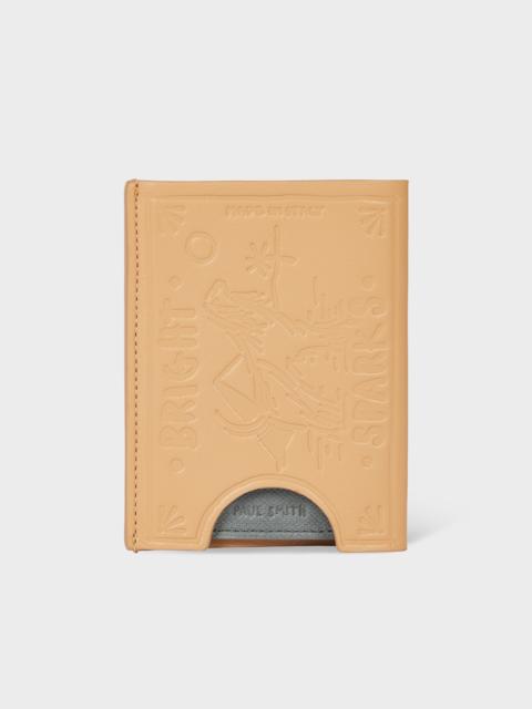 Paul Smith Beige Leather 'Match Box' Card Holder