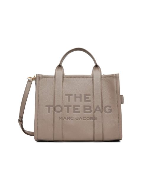 Marc Jacobs Gray 'The Leather Medium' Tote