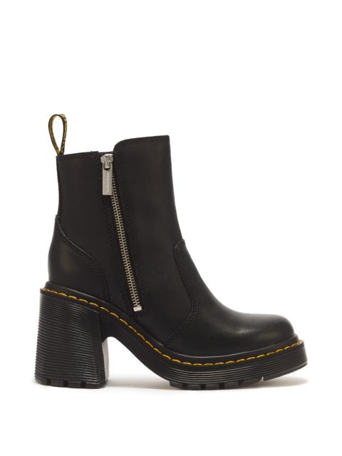 Dr. Martens Spence Zip Sendal Leather Heeled Boots