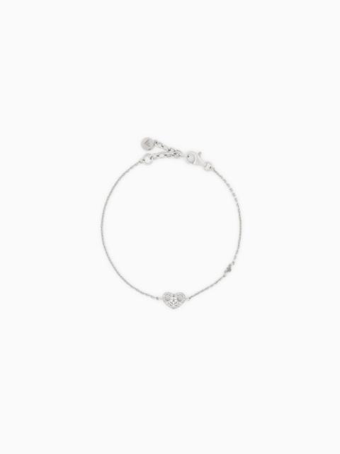 EMPORIO ARMANI STERLING SILVER HEART BRACELET