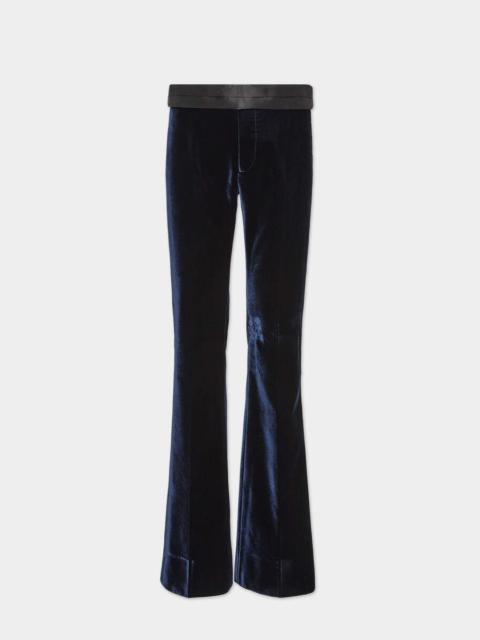 DSQUARED2 VELVET CHIC TAILORED BOB TROUSERS