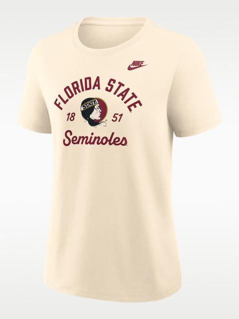 Nike Florida State Legacy Team Name Women's Nike College T-Shirt