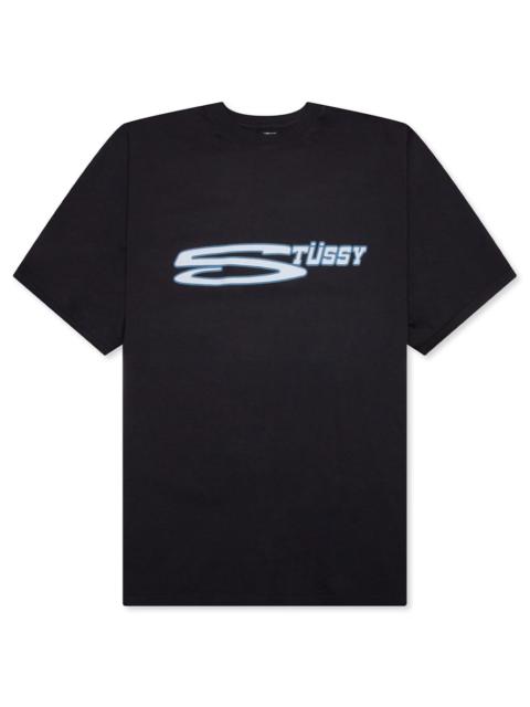Stüssy STRETCH PIGMENT DYED TEE - FADED BLACK