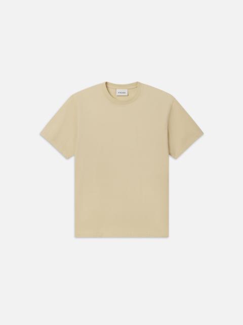FRAME FRAME Logo Tee in Dusty Yellow
