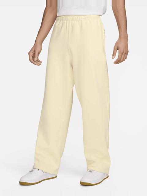 Nike Solo Swoosh Men's Open-Hem Fleece Pants