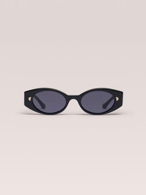 Nanushka MILLIE - Bio-plastic slim sunglasses - Black