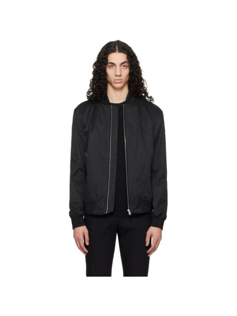 BOSS Black Water-Repellent Bomber Jacket