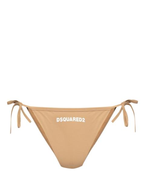 DSQUARED2 logo-print bikini bottoms